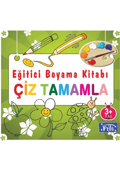 Eğitici Boyama - Kitabı Çiz Tamamla