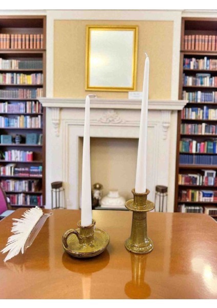 Iv Blue Purple Homedecor Of The Candlestick Beyaz 36×3cm Büyük Şamdan Mumu fırsatları