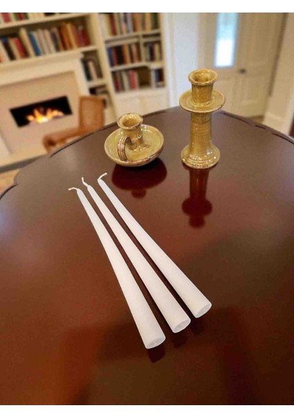 Iv Blue Purple Homedecor Of The Candlestick Beyaz 36×3cm Büyük Şamdan Mumu indirimleri