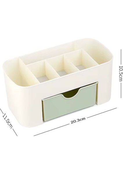 Dekoratif Masa Üstü Organizer Makyaj Manikür Aletleri Kalemlik Fırçalık Çok Amaçlı Organizer Pembe modelleri