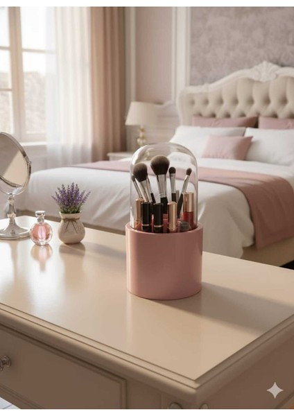 Makyaj Organizer Kapaklı Banyo Düzenleyici 6 Bölmeli modelleri