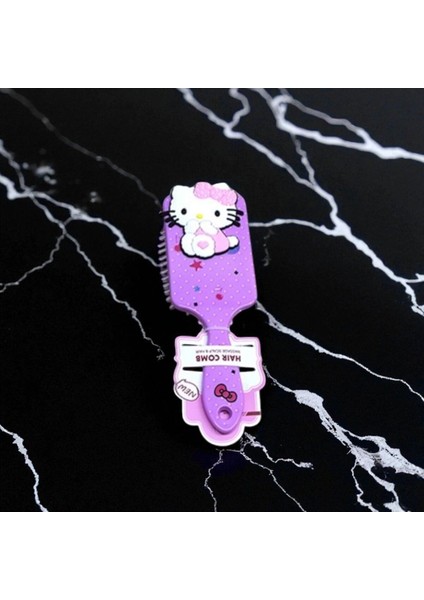 Sevimli Hello Kitty Temalı Renkli Saç Fırçası – Çocuk Tarağı Vip 4 Renk