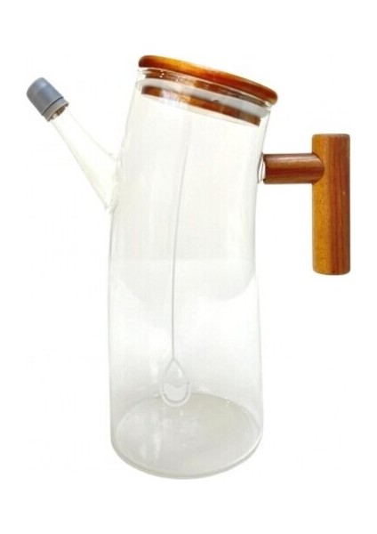 Cam Yağdanlık Şekilli Ahşap Detaylı Mutfak Sofra fiyatları