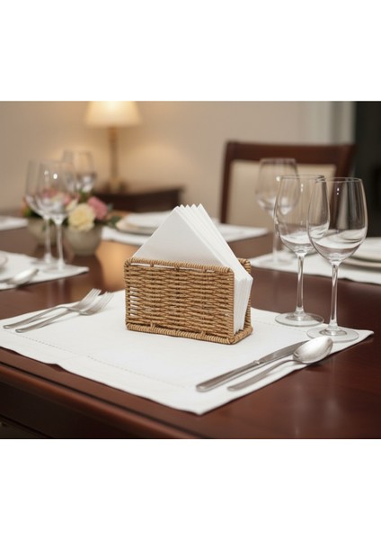 Hasır Rattan Peçetelik Diktörtgen Saklama Kutusu fiyatları