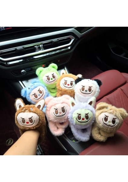 Kola Takılan Capybara Peluş Bileklik Tüylü Esnek Kollu