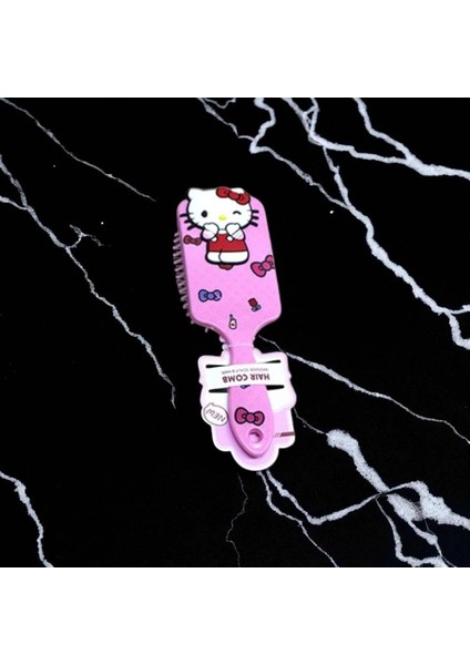 Sevimli Hello Kitty Temalı Renkli Saç Fırçası – Çocuk Tarağı Vip 4 Renk