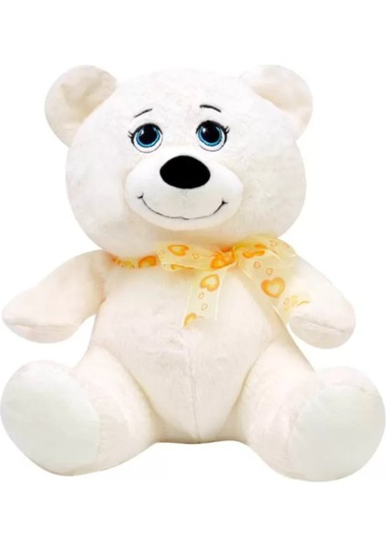 Peluş Oyuncak Ayı Göbekli Ekru Kaliteli Kumaş Oyuncak