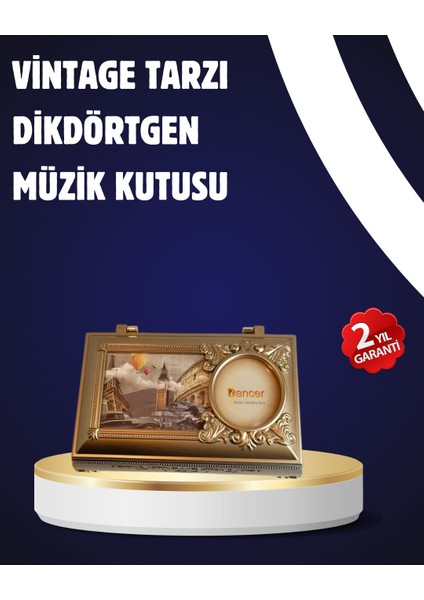 Piyano Tasarım Müzik Kutusu Balerin Figürü ve Takı Bölmeli - NJ001P-4IDDK6