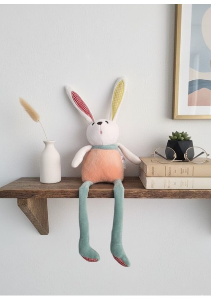 Sevimli Renkli Tavşan Peluş Oyuncak Kulaklar Uzayıp Kısalır 40 cm fiyatları