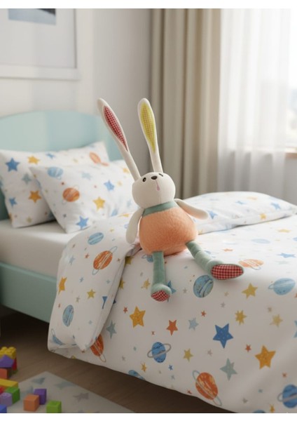 Sevimli Renkli Tavşan Peluş Oyuncak Kulaklar Uzayıp Kısalır 40 cm modelleri