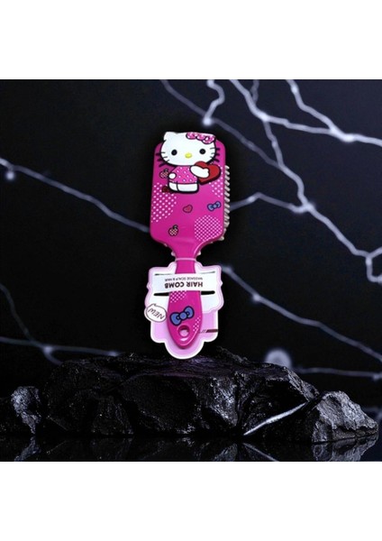 Sevimli Hello Kitty Temalı Renkli Saç Fırçası – Çocuk Tarağı Vip 4 Renk