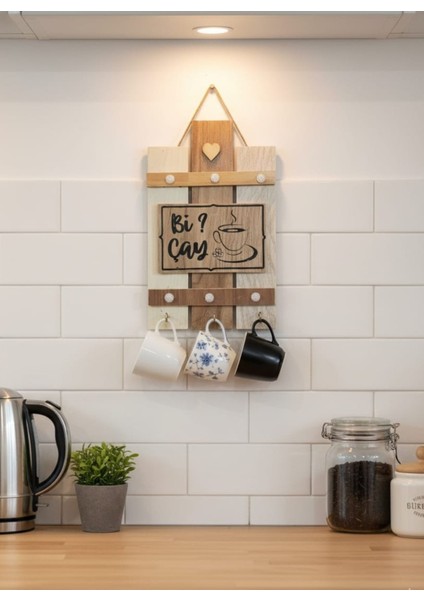 Mutfak Kahve Fincan Kupa Kaşıklık Askılığı