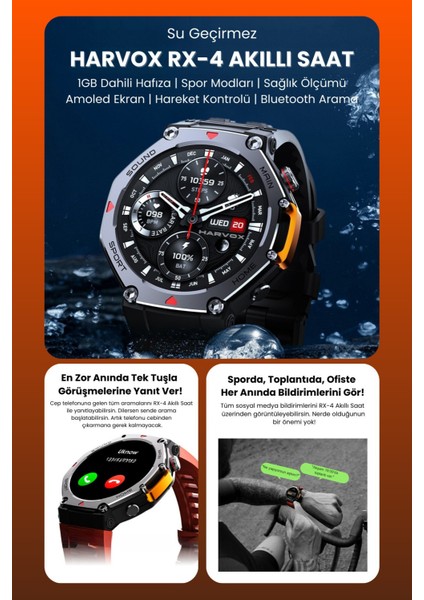 Technosay Watch Rx-4 Akıllı Saat Iphone ve Android Tüm Telefonlara Uyumlu fiyatları