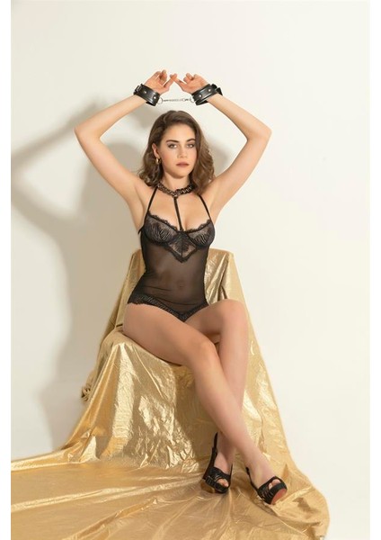 Fantezi Transparan Badi Siyah (BRF6430) fiyatları