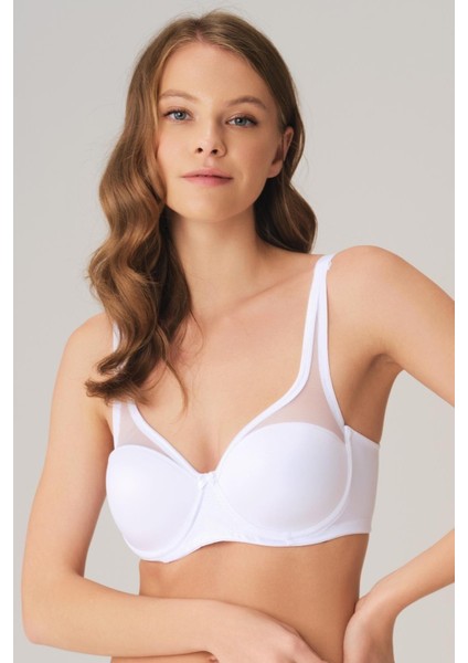 Balenli Desteksiz Dolgusuz Toparlayıcı Yumuşak Süngerli Günlük Klasik Küçültücü Sütyen