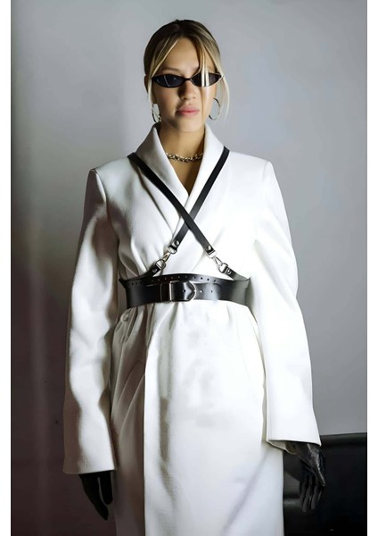 Şık Kadın Deri Kemer, Tarz Kadın Kemer, Elbise Üzeri Kemer - BRF1129 modelleri