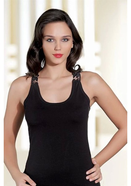 Şahinler Arkası Güpürlü Atlet B368