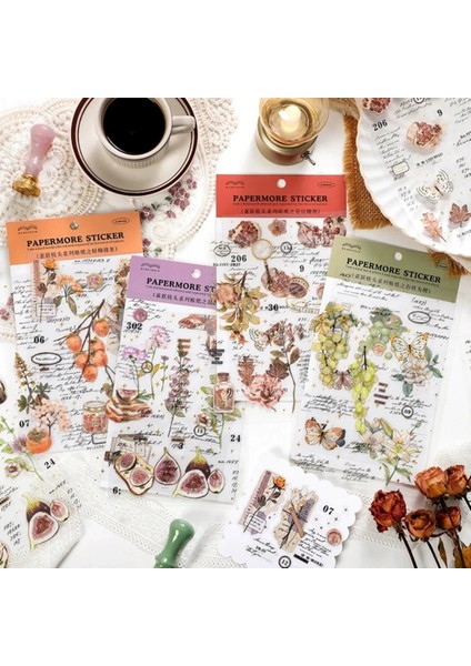 W2-2 Sayfa Kendinden Kesimli Yaldızlı Pet Sticker - Numara : 3