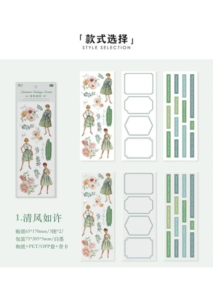 W5-6 Sayfa Sticker Seti - Numara : 1 fiyatları