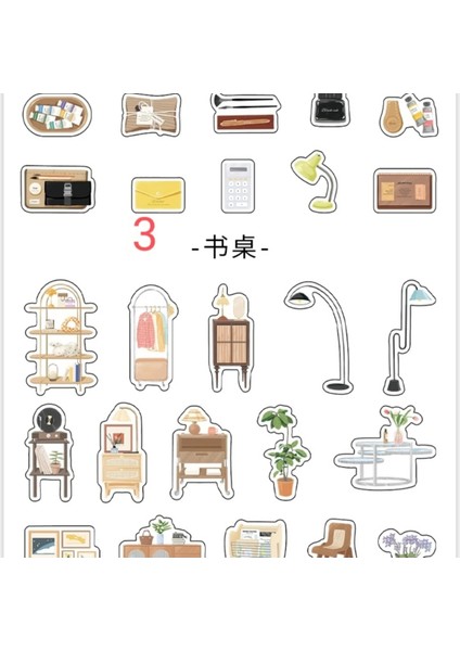 P12-40 Adet Günlük Pet Sticker - Numara : 4 fiyatları