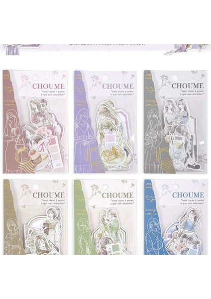 W2-36 Adet Kız ve Cerceve Sticker Seti - Renk : Yesil modelleri