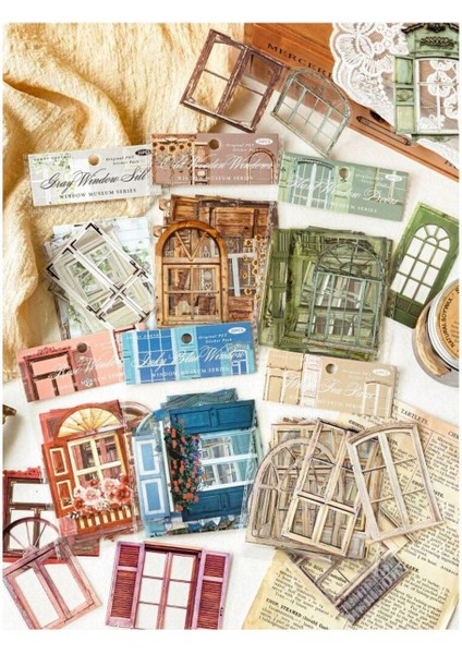 O7-20 Adet Pencere Pet Sticker - Numara : 3