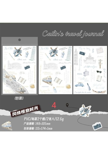 U9-2 Sayfa Seyahat Transfer Sticker - Numara : 4 fiyatları