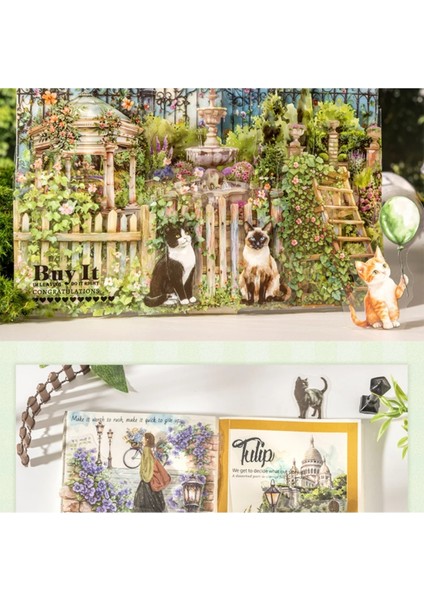 O3-15 Adet Çit ve Kedi Pet Sticker - Renk : Mavi indirimleri