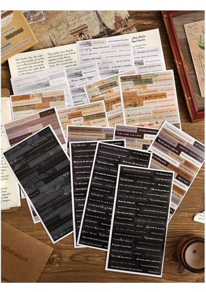 E1-4 Sayfa Ingilizce Kelime Sticker - Numara : 3