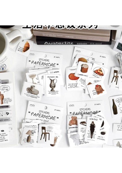 E4-Fırsat Urun 30 Adet Objektler ve Yazılar Sticker - Numara : 4