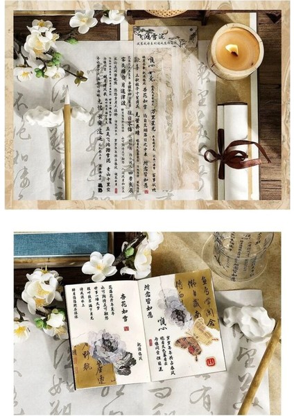 E2-1 Sayfa Çince Yazılar Pet Sticker - Numara : 2 fırsatları