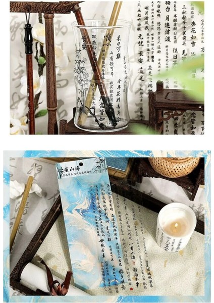 E2-1 Sayfa Çince Yazılar Pet Sticker - Numara : 2 indirimleri