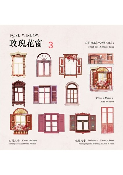 O7-20 Adet Pencere Pet Sticker - Numara : 3 fırsatları