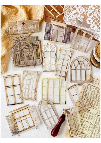 O7-20 Adet Pencere Pet Sticker - Numara : 3 indirimleri