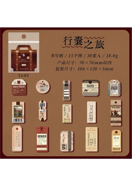 W3-30 Adet Label Tag Karton Sticker - Renk : Yesil modelleri