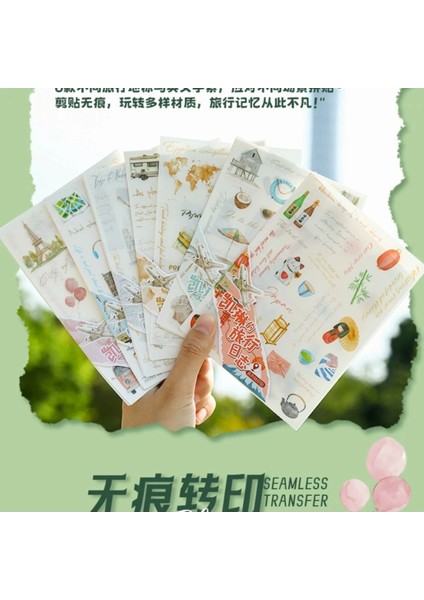 U9-2 Sayfa Seyahat Transfer Sticker - Numara : 1