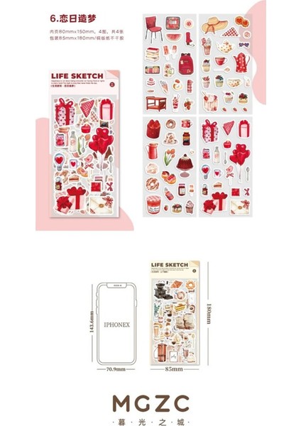 W4-4 Sayfa Ajanda Sticker - Numara : 2 fiyatları