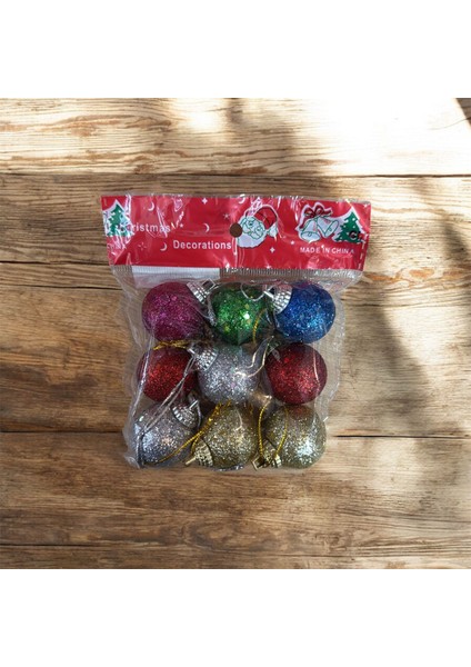 9’lu Karışık Renkli Yılbaşı Topu fiyatları