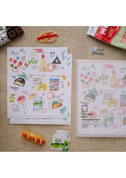 B9-Our Studio 2 Sayfa Washi Pul Sticker fiyatları