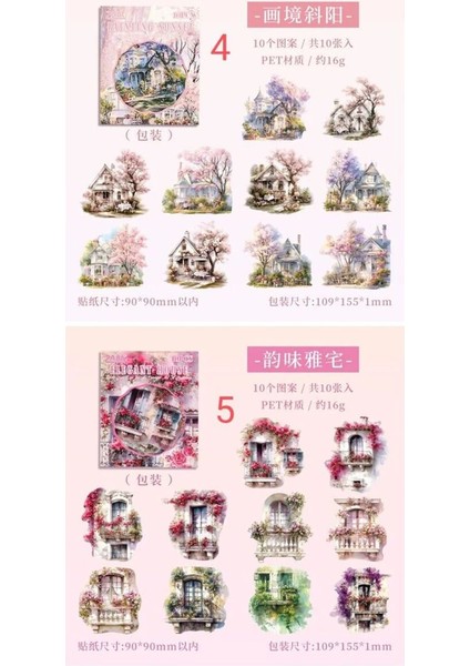 U4-10 Adet Büyük Boy Pet Stıcker - Numara : 3 fırsatları