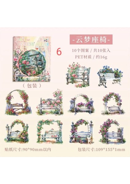 U4-10 Adet Büyük Boy Pet Stıcker - Numara : 3 indirimleri