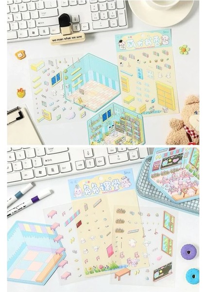 E5-Hayvan Dükkanlar Pet Sticker - Numara : 7 indirimleri