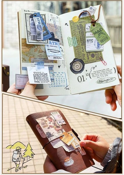 W1-30 Adet Label Tag Karton Sticker - Renk : Sarı fırsatları