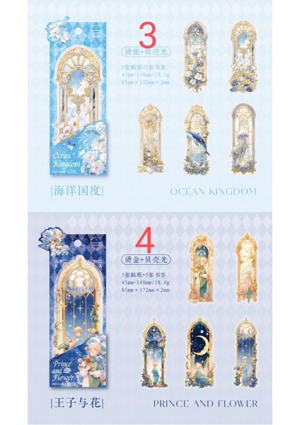 G12-5 Adet Pet Sticker 5 Adet Kitap Ayracı - Numara : 2 fiyatları