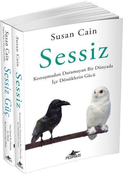 Sessiz + Sessiz Güç (2 Kitap Set) | Quiet & Quiet Power – Susan Cain | Psikoloji Kitapları