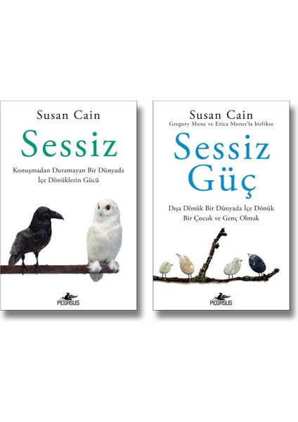 Sessiz + Sessiz Güç (2 Kitap Set) | Quiet & Quiet Power – Susan Cain | Psikoloji Kitapları modelleri