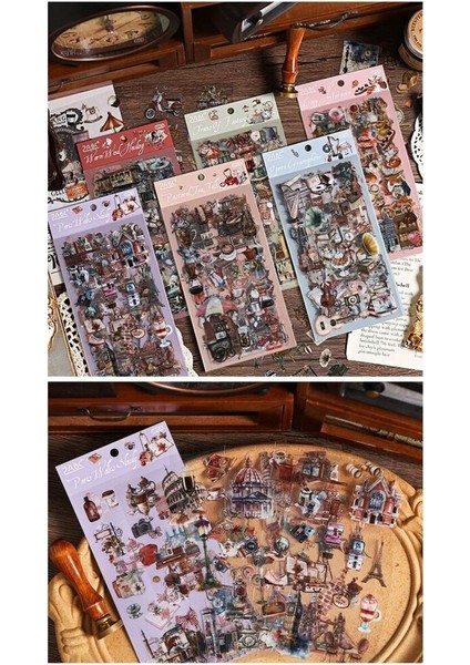 E5-6 Sayfa Pet Sticker - Numara : 3