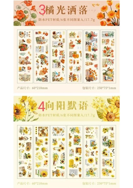 E2-6 Sayfa Pet Sticker - Numara : 1 modelleri