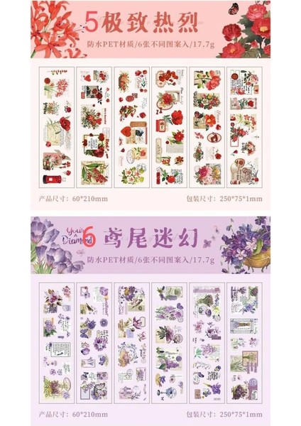 E2-6 Sayfa Pet Sticker - Numara : 1 fırsatları