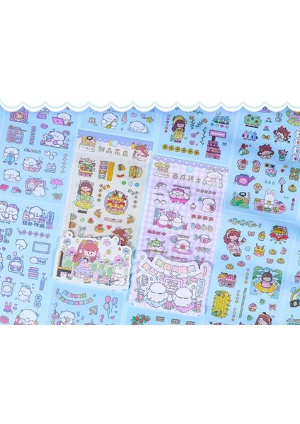 D5-6 Sayfa Kawaii Pet Sticker 6 indirimleri